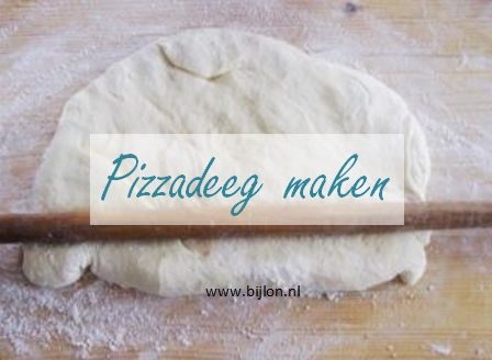 Pizzadeeg maken