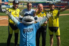 Bike for Peace at a football stadium outside Baltimore