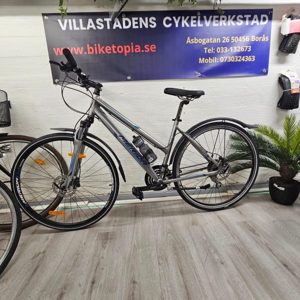 Hybridcykel Merida CROSSWAY 28 dam silver