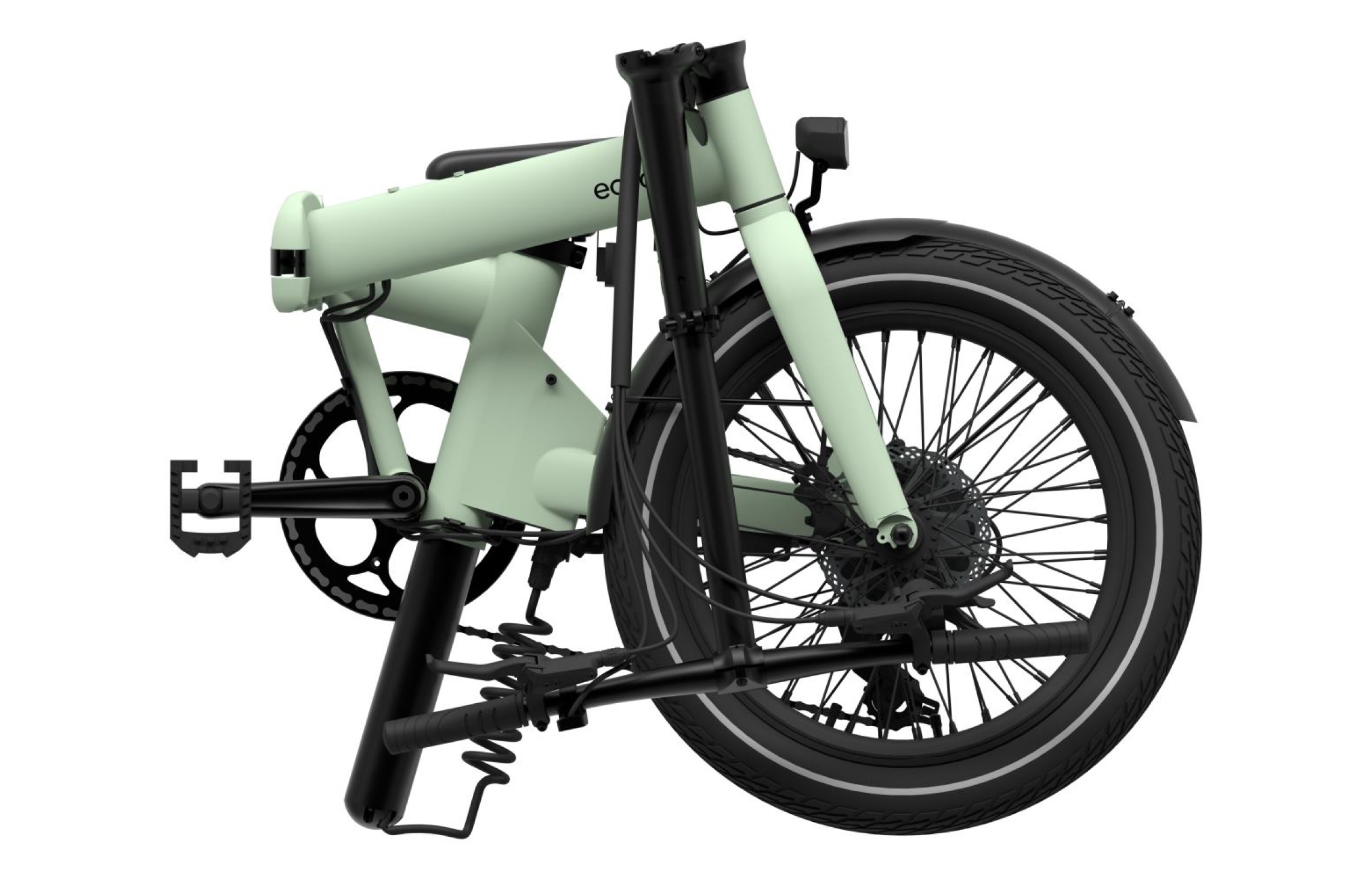 Eovolt Hopfällbar Elcykel Afternoon Sage Green