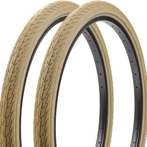 Impac Streetpac 47-622 28 Tum Cykeldäck 28 x 1.75 – Krämfärgat med Reflex