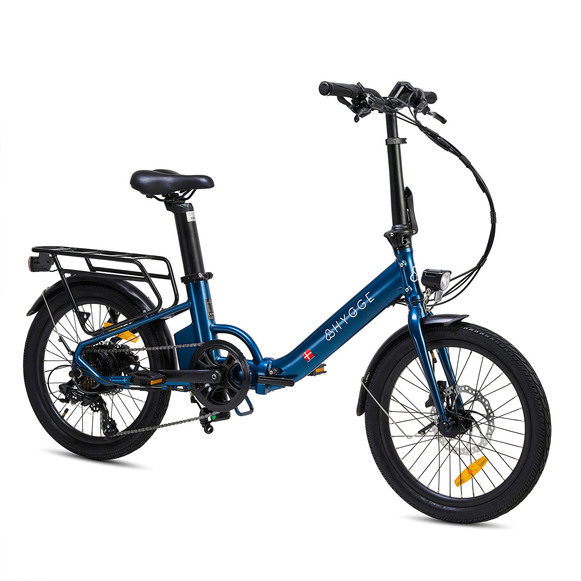 Virum Step Folding E-Bike Safir Blå