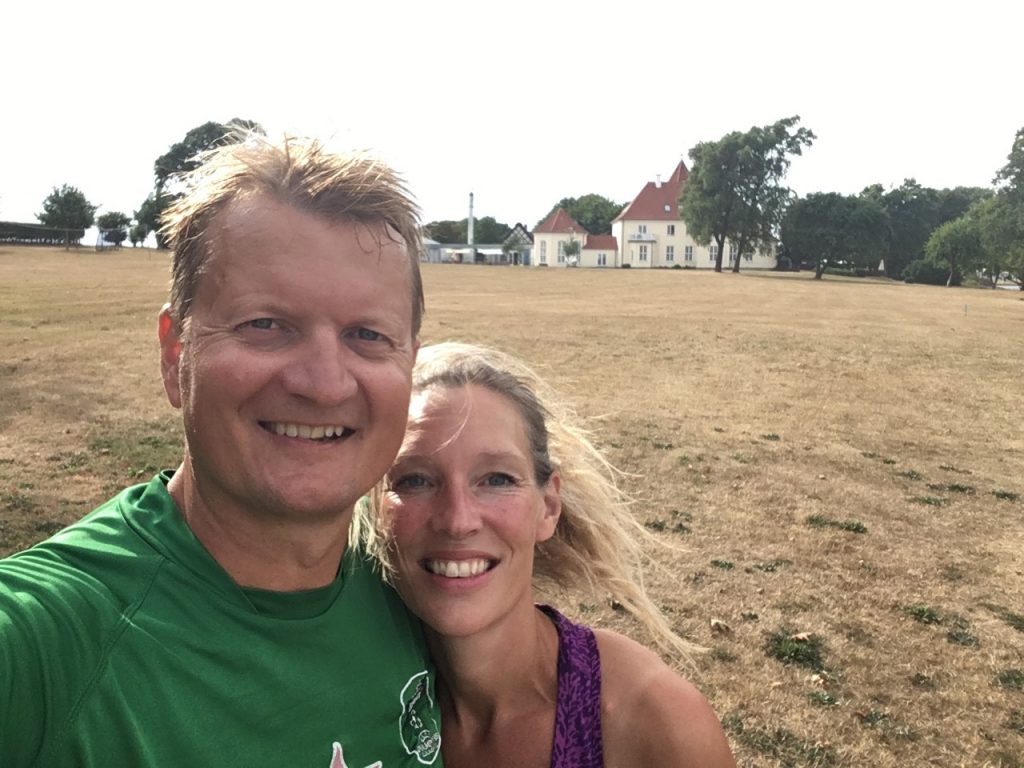 Line og Mick Foldager Hartwig fra Bike Tours Fyn på cykelferie