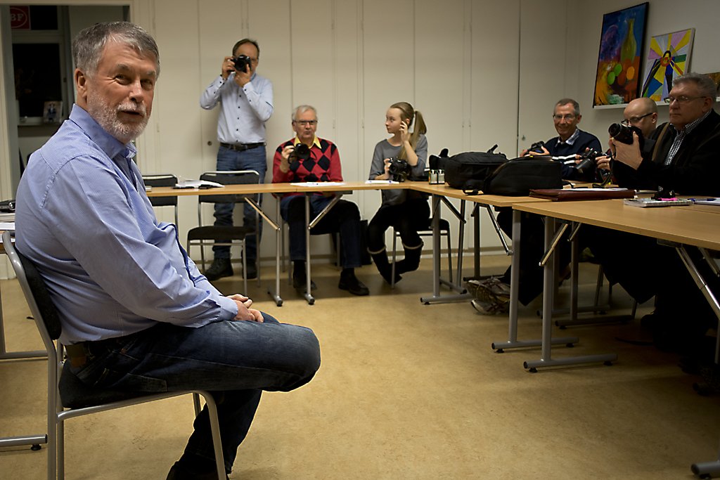 Kursledare Lasse P hälsade deltagarna välkomna.