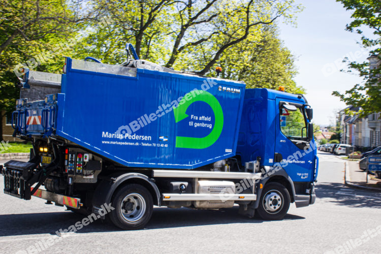 Renovation lastbil under kørsel