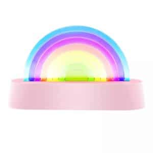 lalarma lampe dansende regnbue pink LaLarma Lampe Dansende Regnbue Pink