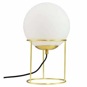 dyberglarsen madrid bordlampe opal/brass DybergLarsen - Madrid Bordlampe Opal/Brass