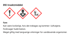 810 Insektmiddel Faremærke