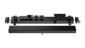 AUDAC Soundbar IMEO2 opbouw