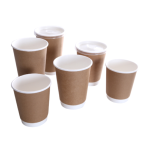 BIO Double Wall Kraft Coffee Cups