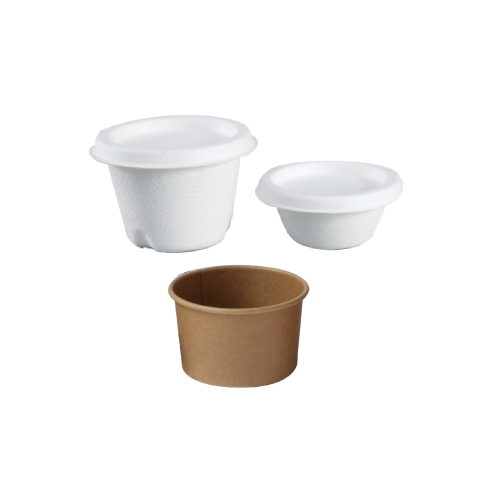 cups with lids raw materials for