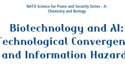 New article in NATO Science for Peace and Security Series