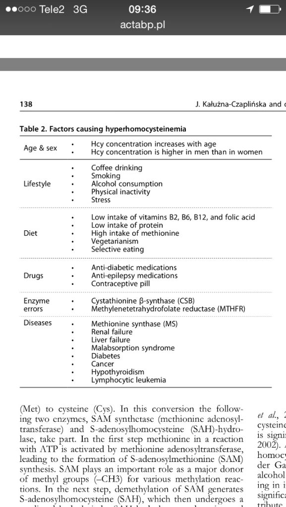 Intressant om orsaker till högt homocystein. Kanske en av anledningarna till autistiska symtom hos dem med epilepsi.