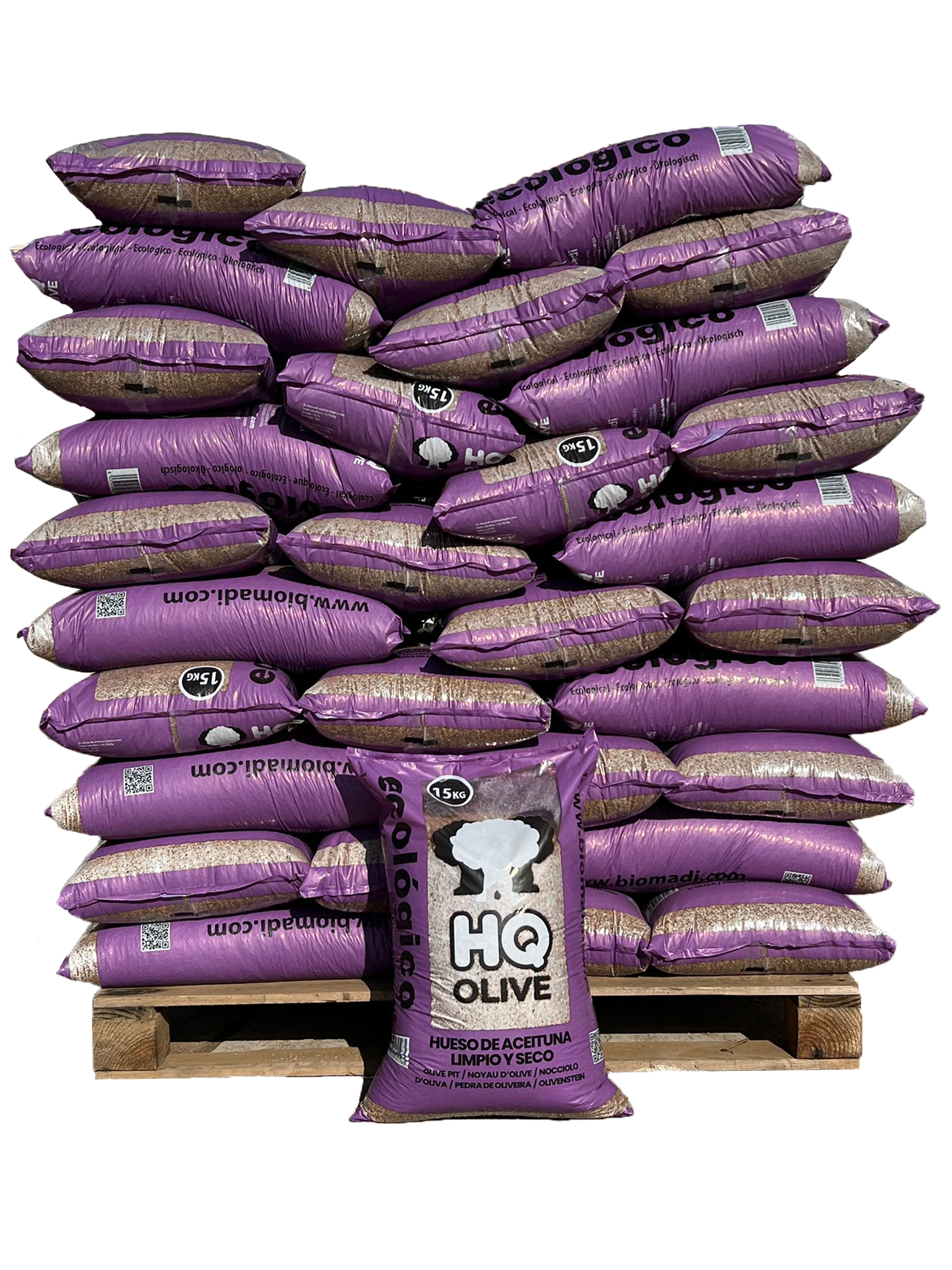 HUESO DE ACEITUNA PALET