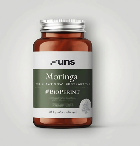UNS Moringa + Bioperine 400mg 60 Kapslar
