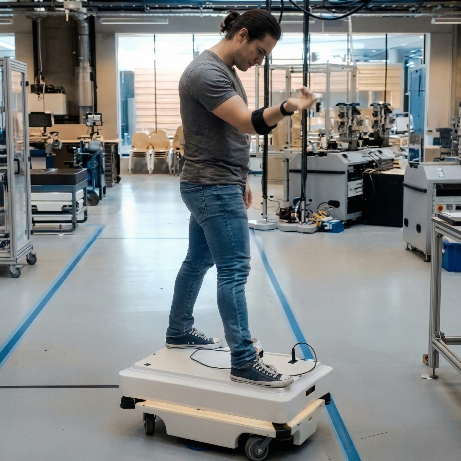 BioX AAL Band Controlling MIR robot