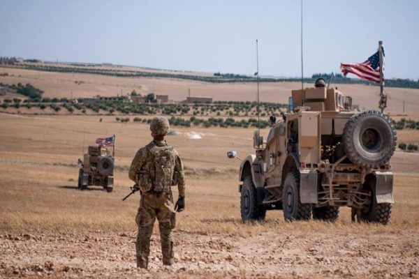 U.S. Forces Patrol Near Manbij