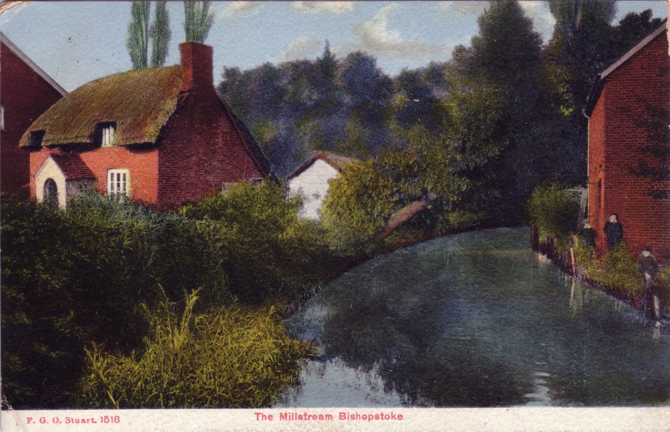 C:\Documents and Settings\Chris\My Documents\My Pictures\Bishopstoke History Society\Bishopstoke Mill (22)\The Mill Stream, Bishopstoke 2a.jpg