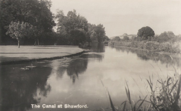 C:\Documents and Settings\Chris\My Documents\My Pictures\Bishopstoke History Society\Graham Hill - Twyford et al\Print 497 - Shawford Canal b.jpg