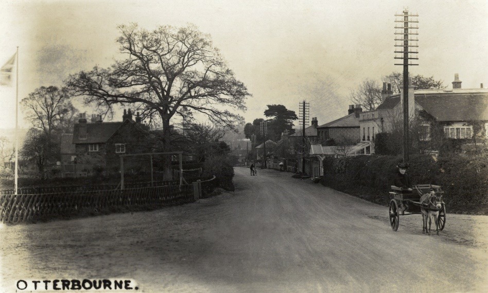 A horse carriage on a road Description automatically generated with low confidence