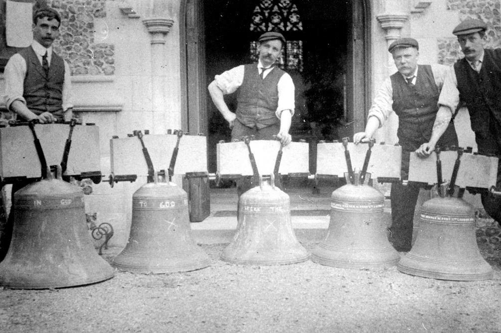 C:\Documents and Settings\Chris\My Documents\My Pictures\Bishopstoke History Society\St. Mary's Church 1891 (50)\St marys bells 2b.jpg