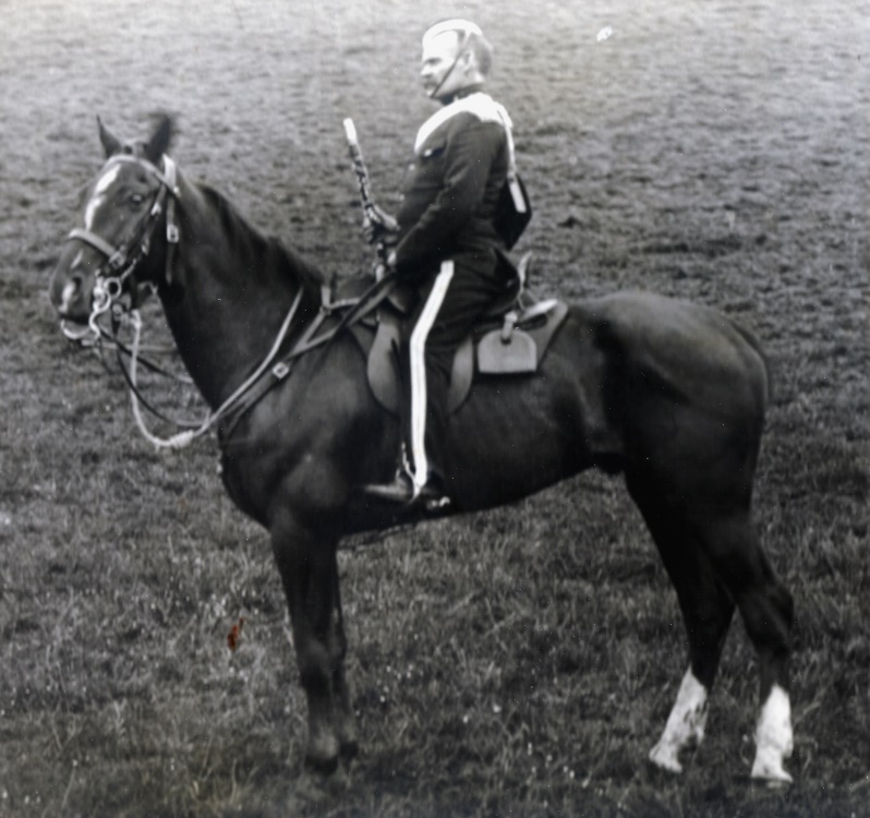 C:\Documents and Settings\Chris\My Documents\My Pictures\Humby Family Archive\Frederick Charles Humby - Military Musician on horseback b.jpg