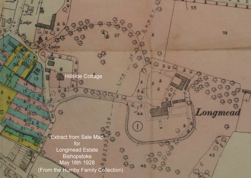 C:\Documents and Settings\chris\My Documents\My Pictures\Old Bishopstoke Pictures\Longmead Estate Auction data\Map of Longmead Estate 1928d.jpg