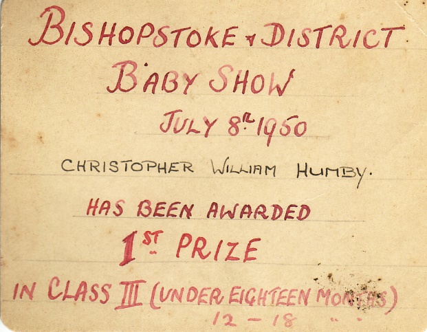 C:\Documents and Settings\chris\My Documents\My Pictures\Humby History\C.W.Humby\C.W.Humby 1st Prize Baby Competion.jpg