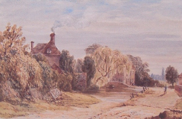 C:\Documents and Settings\Chris\My Documents\My Pictures\Bishopstoke History Society\Barton (18)\A View of Bishopstoke 1844.jpg