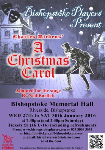 Charles Dickens' A Christmas Carol poster