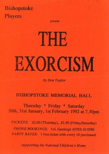 1994 poster The Exorcism