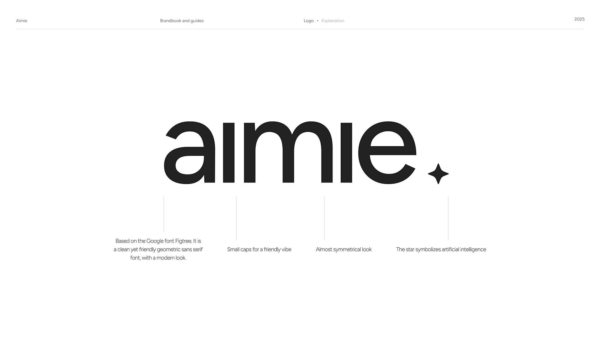 Aimie logo specs