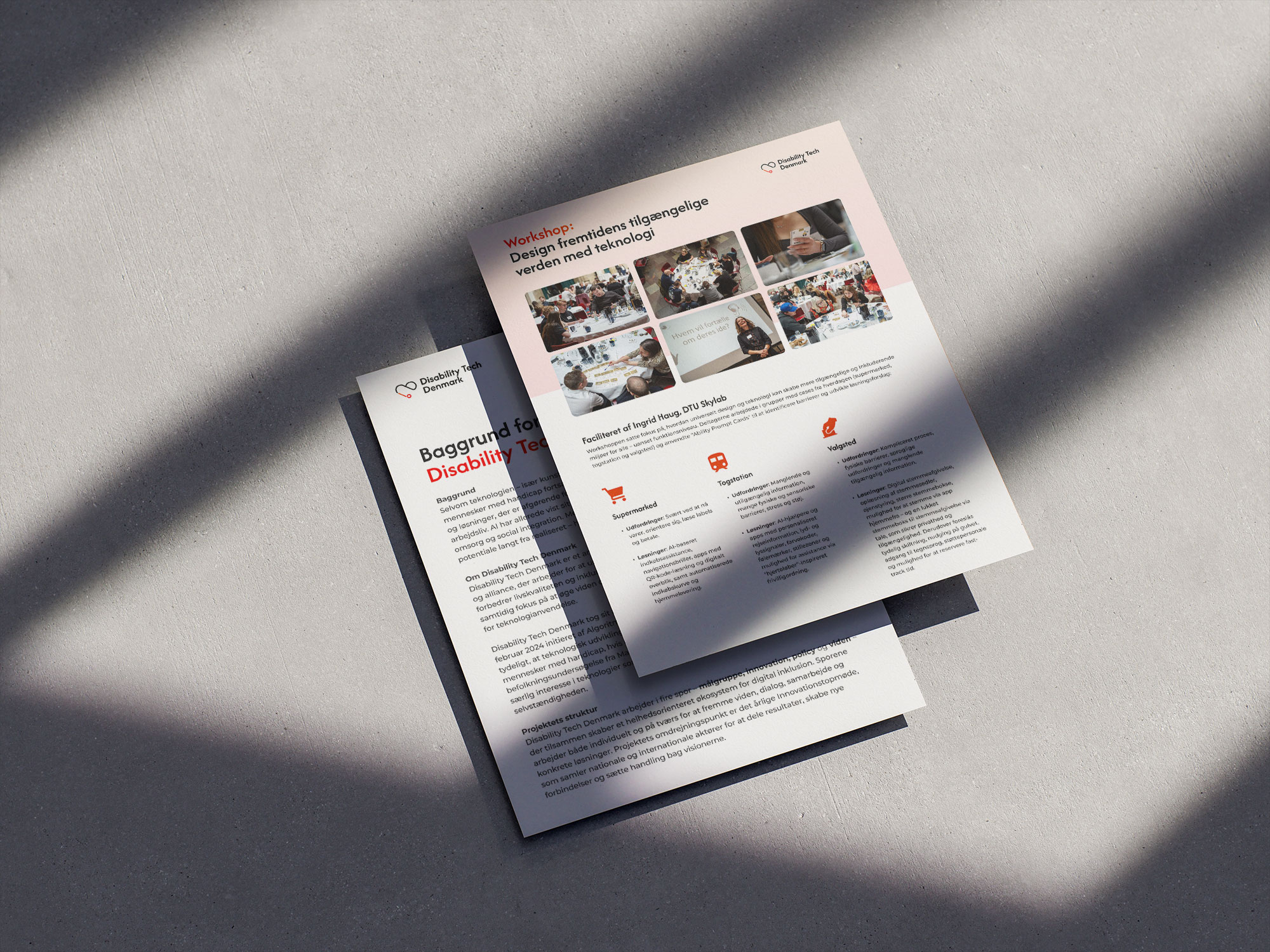 Disability Tech Denmark flyers