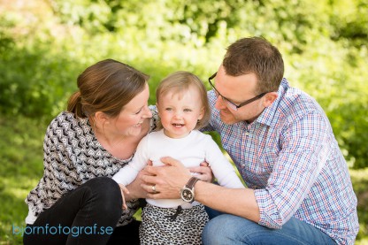 Familjefotografering utomhus