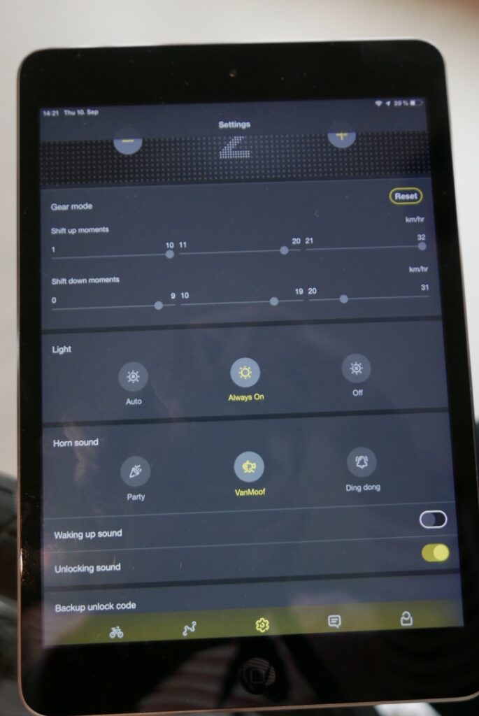 Van Moof App