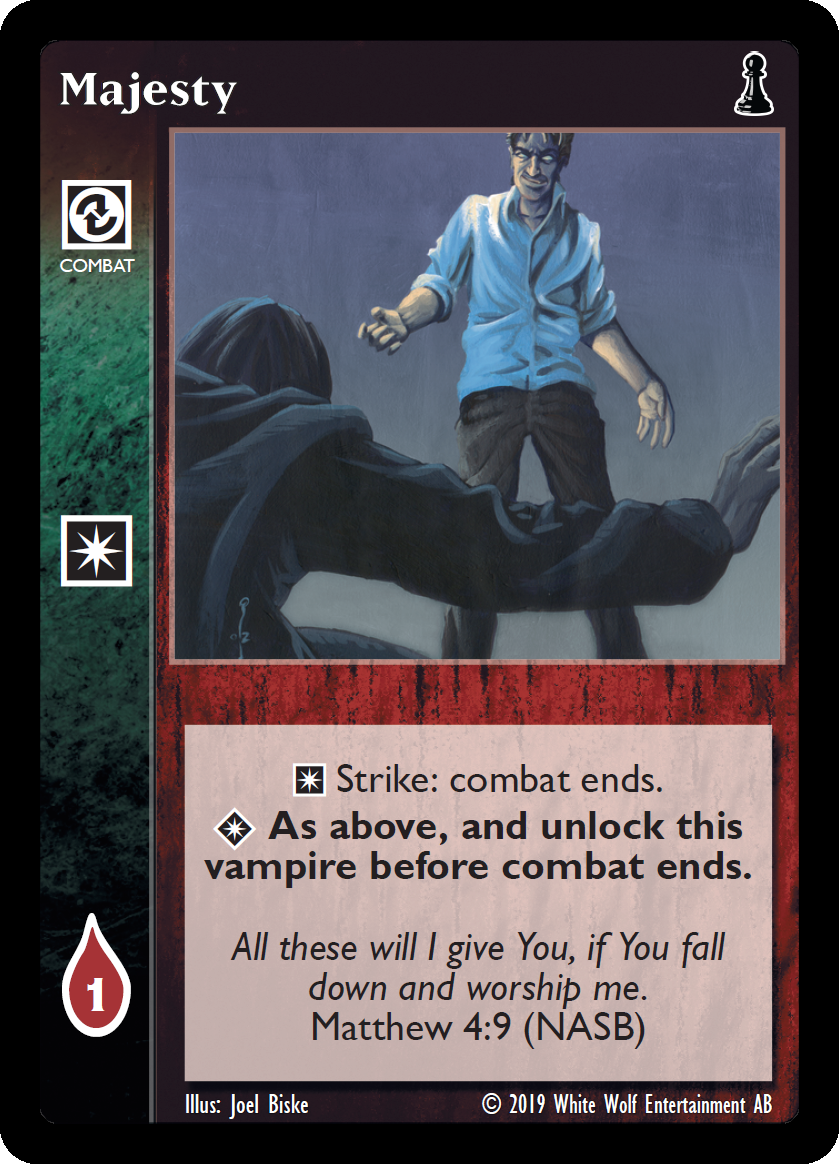 Gwendolyn Fleming First Blood Toreador VTES V:TES