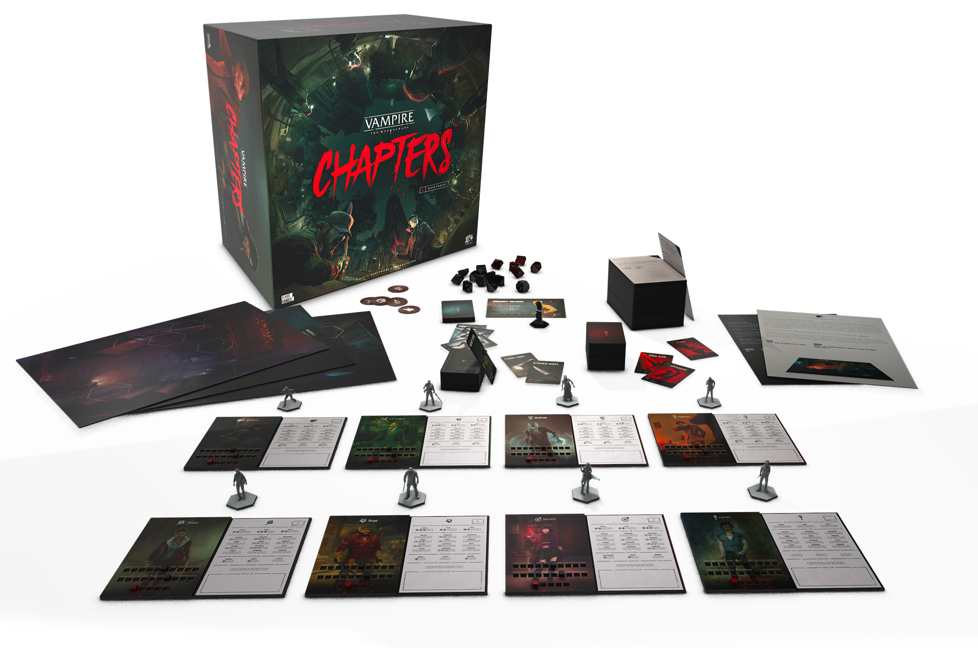 Vampire: The Masquerade Chapters, Kickstarter Preview, Dark Omen At The  Park