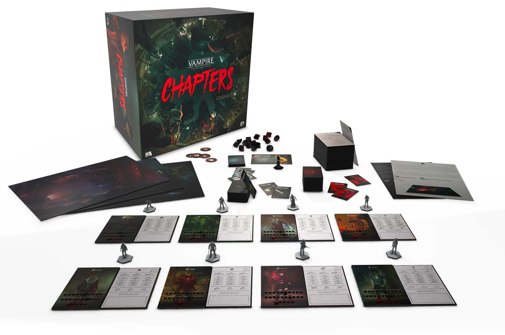 Vampire The Masquerade Chapters Lasombra Expansion Pack Kickstarter  Exclusive