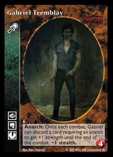 Exclusive promo card with Vampire: The Masquerade – CHAPTERS – Black  Chantry Productions