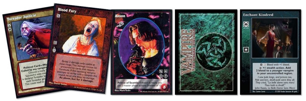 Vampire: The Eternal Struggle cards 01