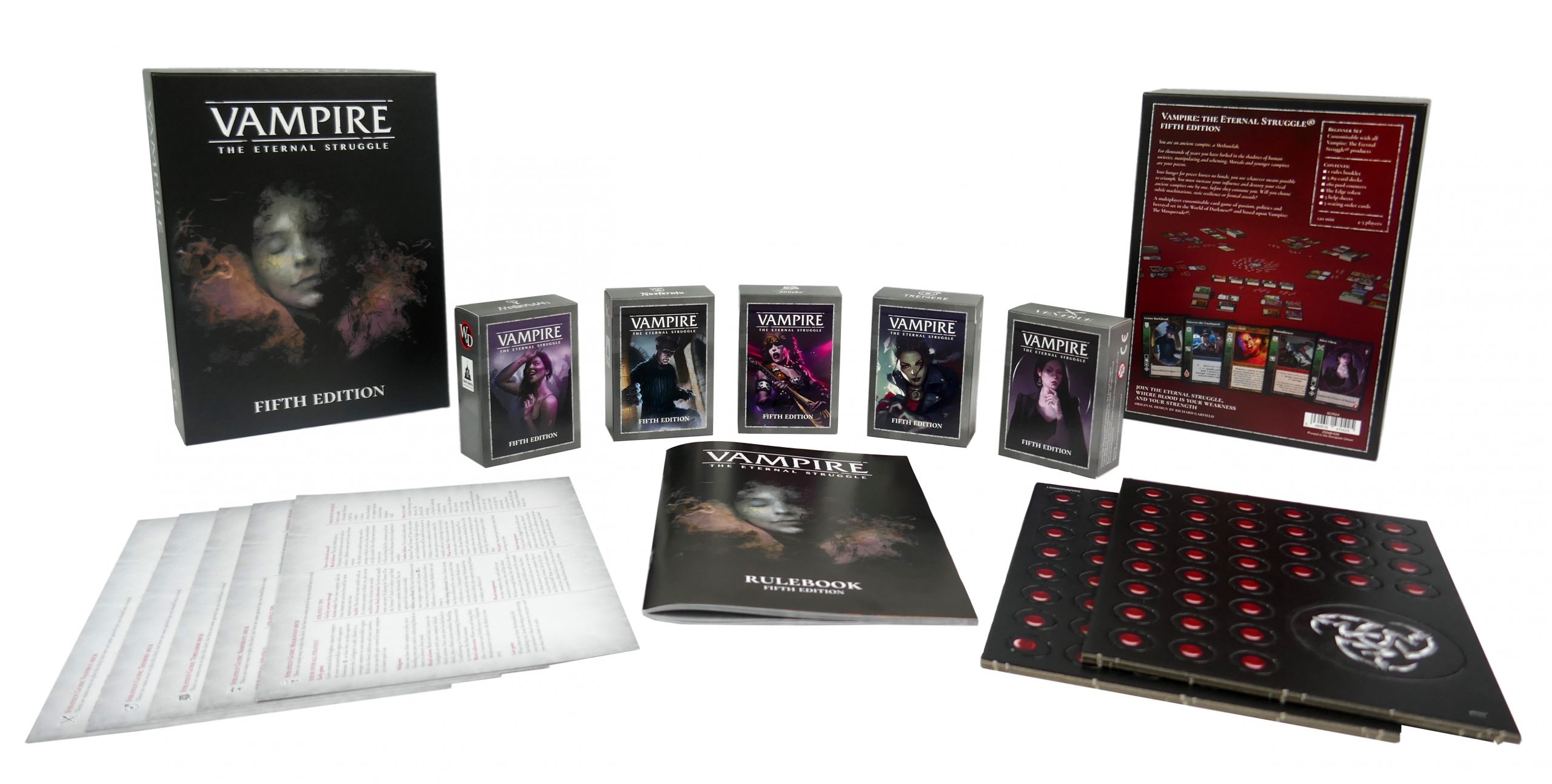 未開封ボックス Vampire the Eternal Struggle Vampire The Eternal Struggle Booster 36 PACK BOX DECKMASTER