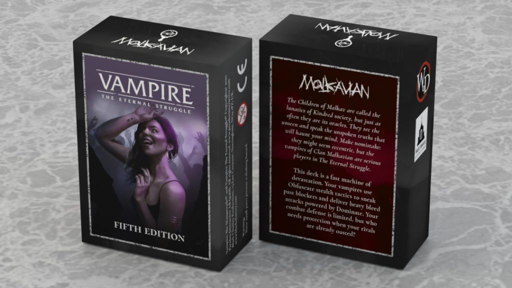 未開封 Vampire the Eternal Struggle Starter Vampire The Eternal Struggle VTES Starter Deck Display