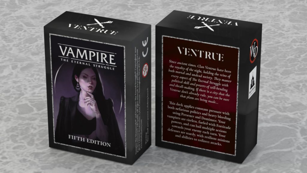未開封ボックス Vampire the Eternal Struggle Vampire: The Eternal Struggle Fifth Edition – Black Chantry