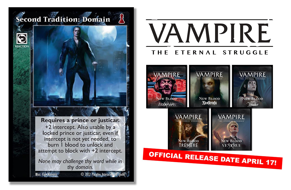Zombie Board Game VAMPIRE THE ETERNAL STRUGGLE DECKMASTER TRADING