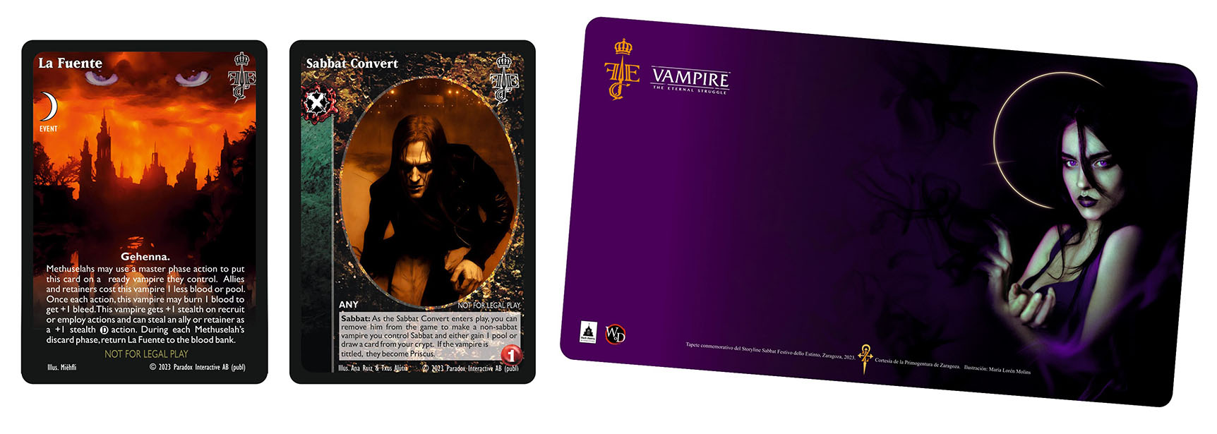 Exclusive promo card with Vampire: The Masquerade – CHAPTERS – Black  Chantry Productions