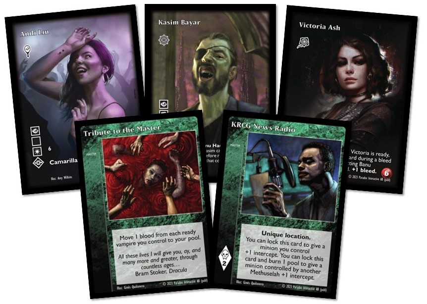 Exclusive promo card with Vampire: The Masquerade – CHAPTERS – Black  Chantry Productions