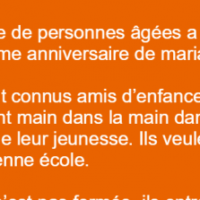 Personne ne croit les gens agés