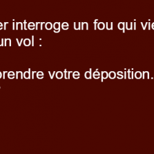 Le policier et le fou
