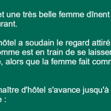 Un homme et une femme dînent dans un restaurant