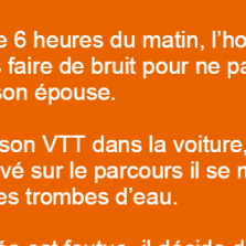 Il part faire du VTT